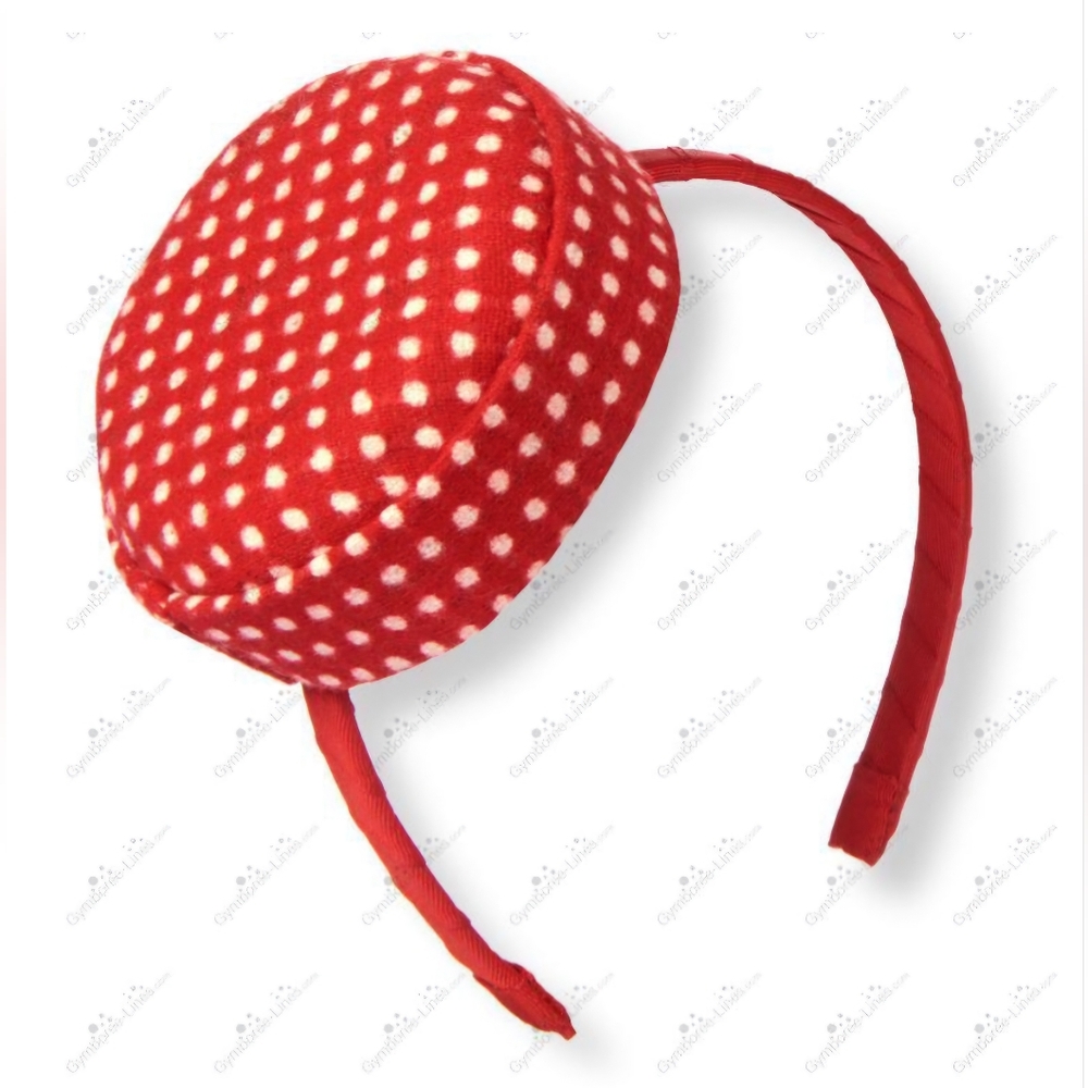 Janie & Jack vintage "City Stroll" pillbox dot headband